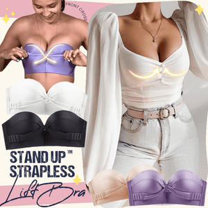 Strapless Cross-Lift Bra