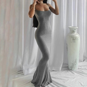 Satin Sleeveless Dress