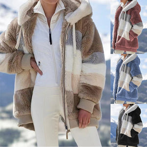 Fleece Faux Fur Coat